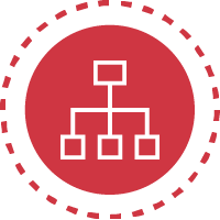 Icon for organisational structure