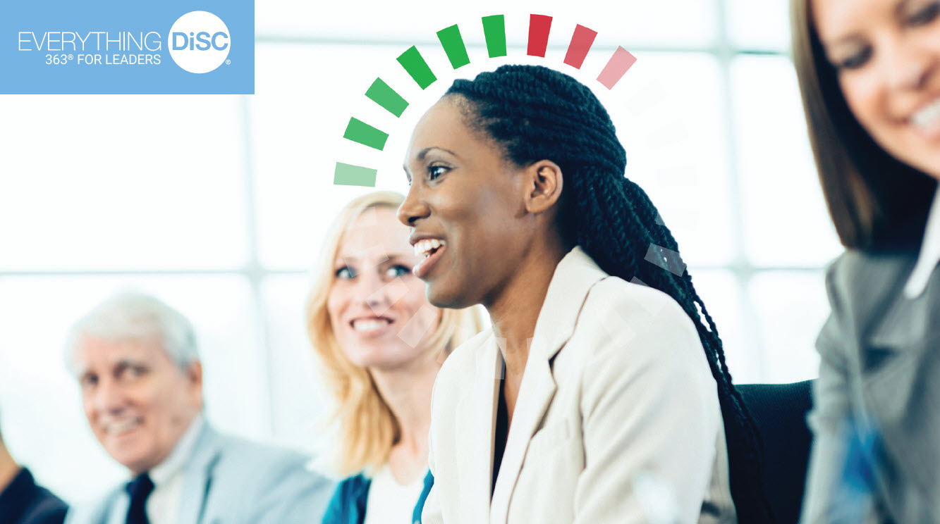 A business woman speaking at a meeting